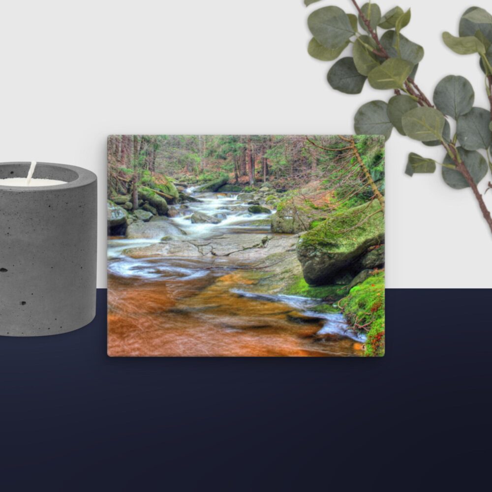 River scene canvas - Image 7