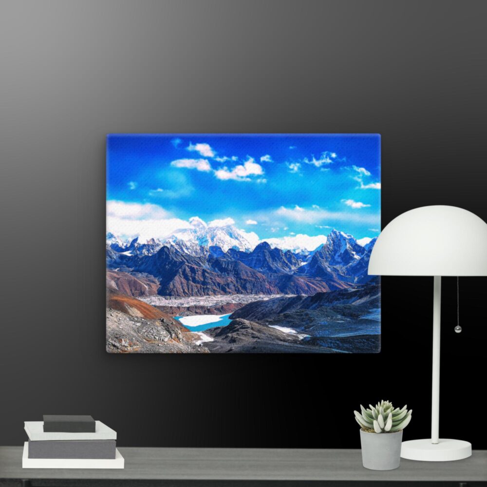 Mountain scene canvas - Image 7