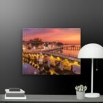 Greek night life canvas