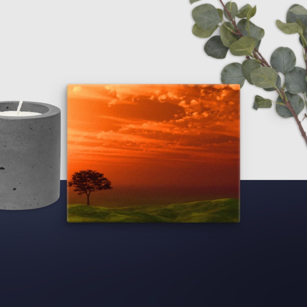 Orange skies canvas - Image 7