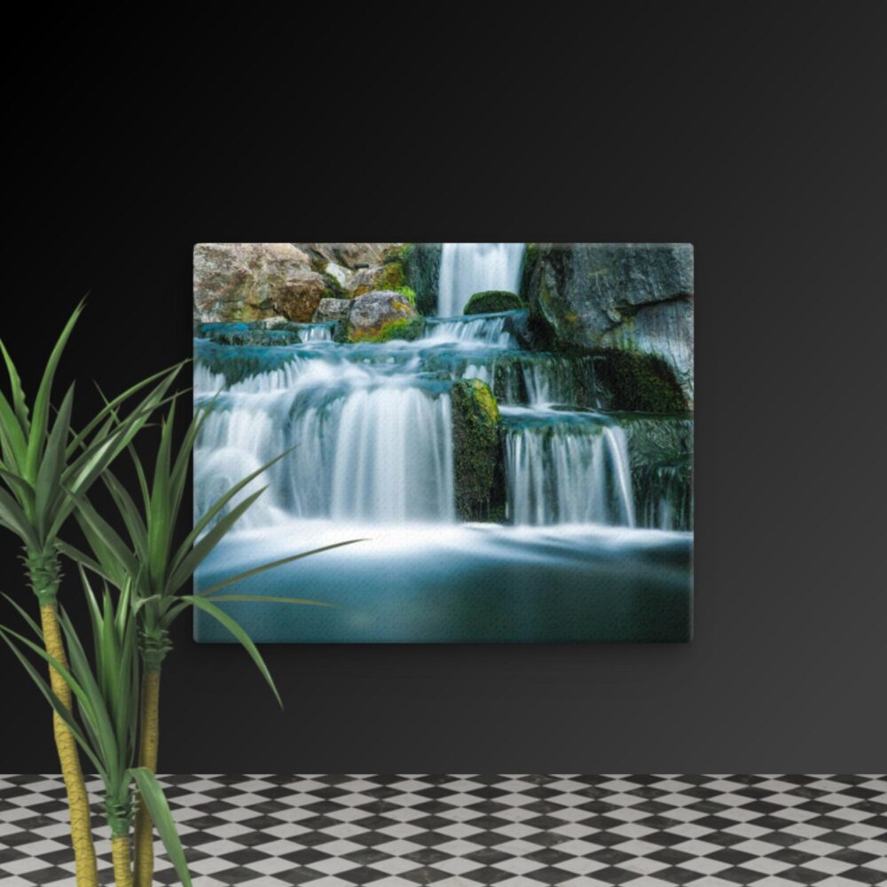 Multi waterfall scene canvas - Image 7
