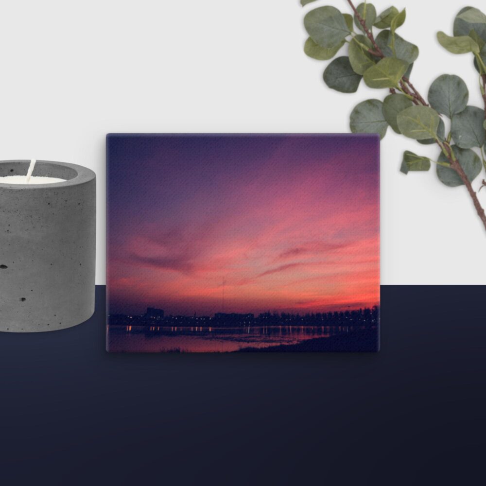 Orange scene canvas - Image 7