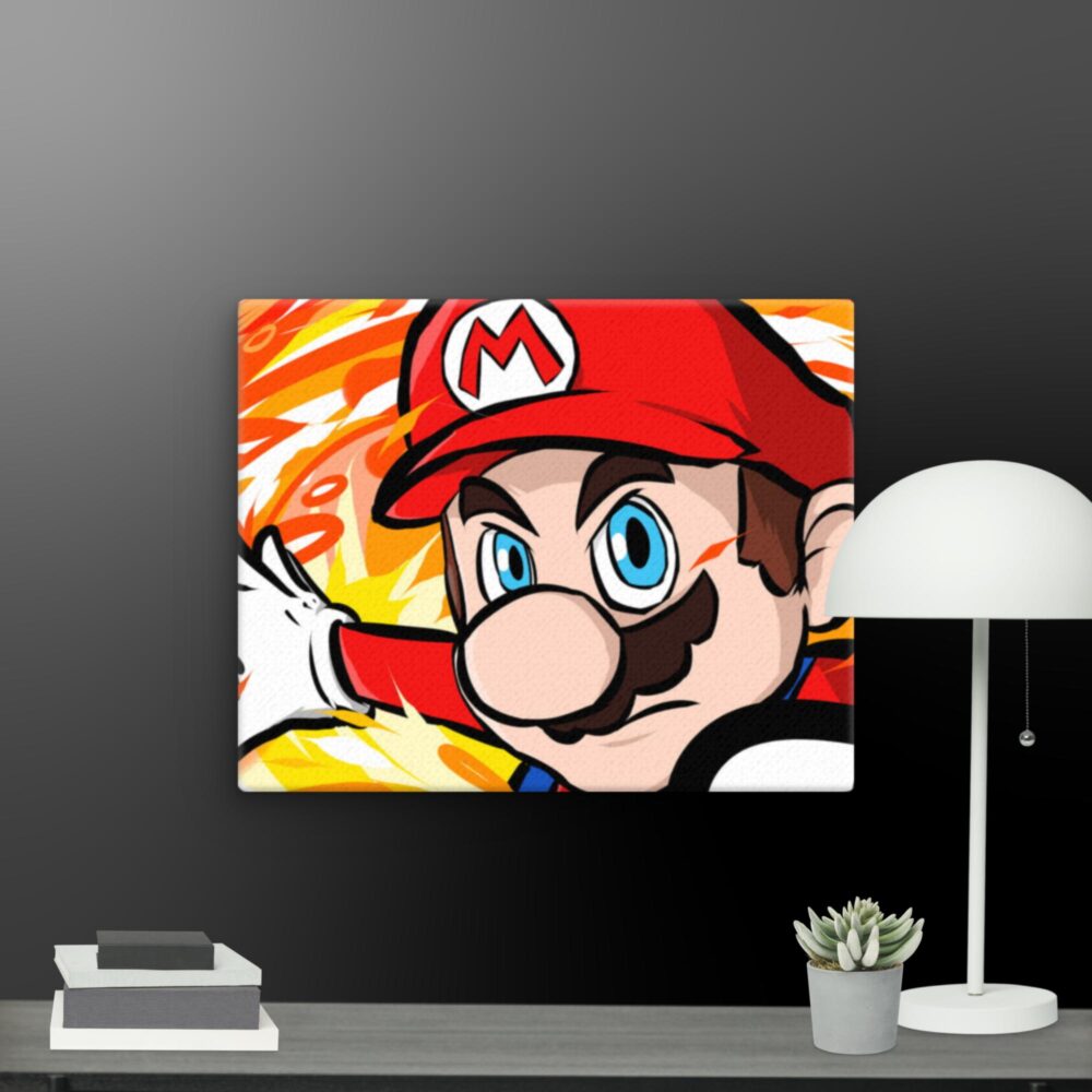 Mario close up canvas - Image 7