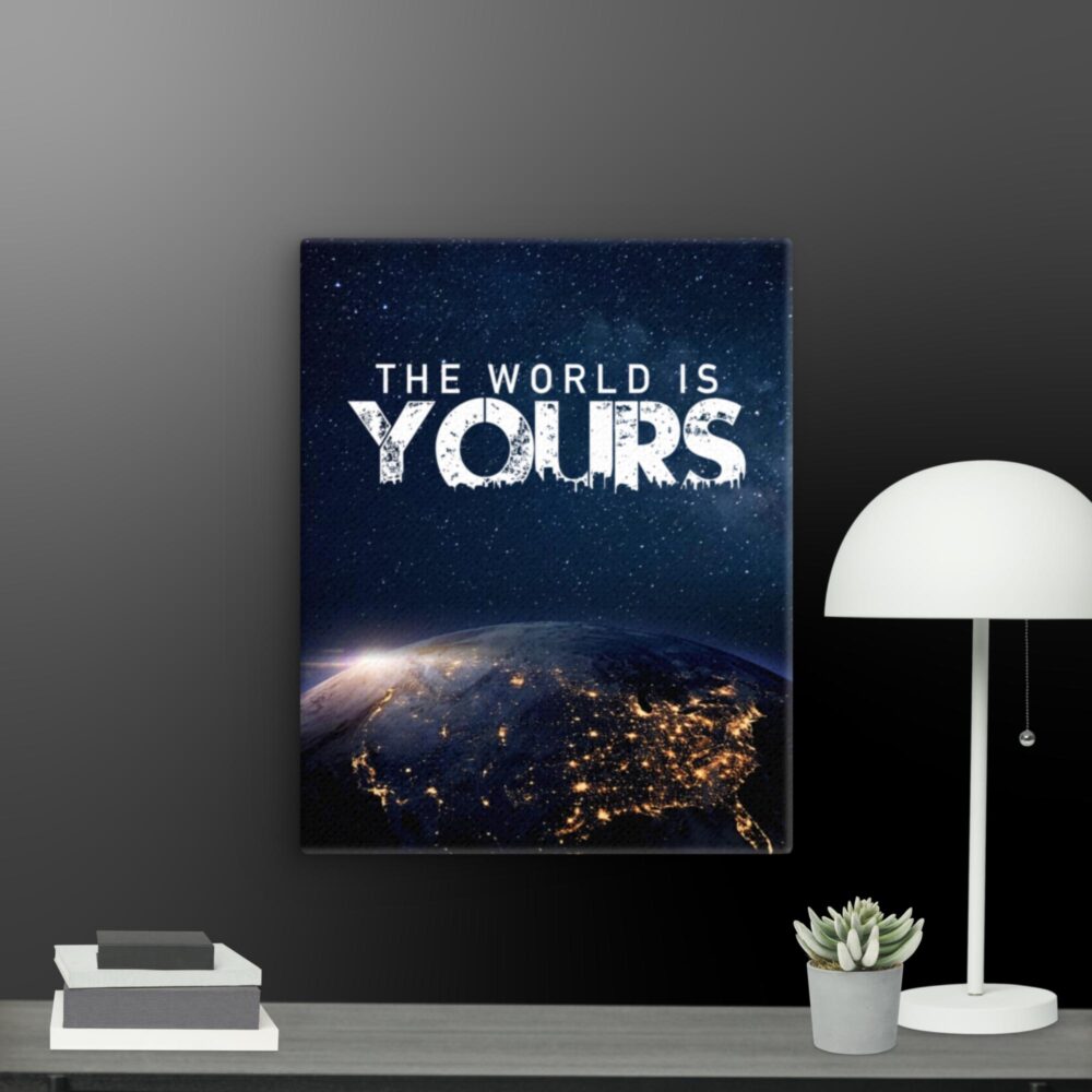 The world is yours canvas - Image 5