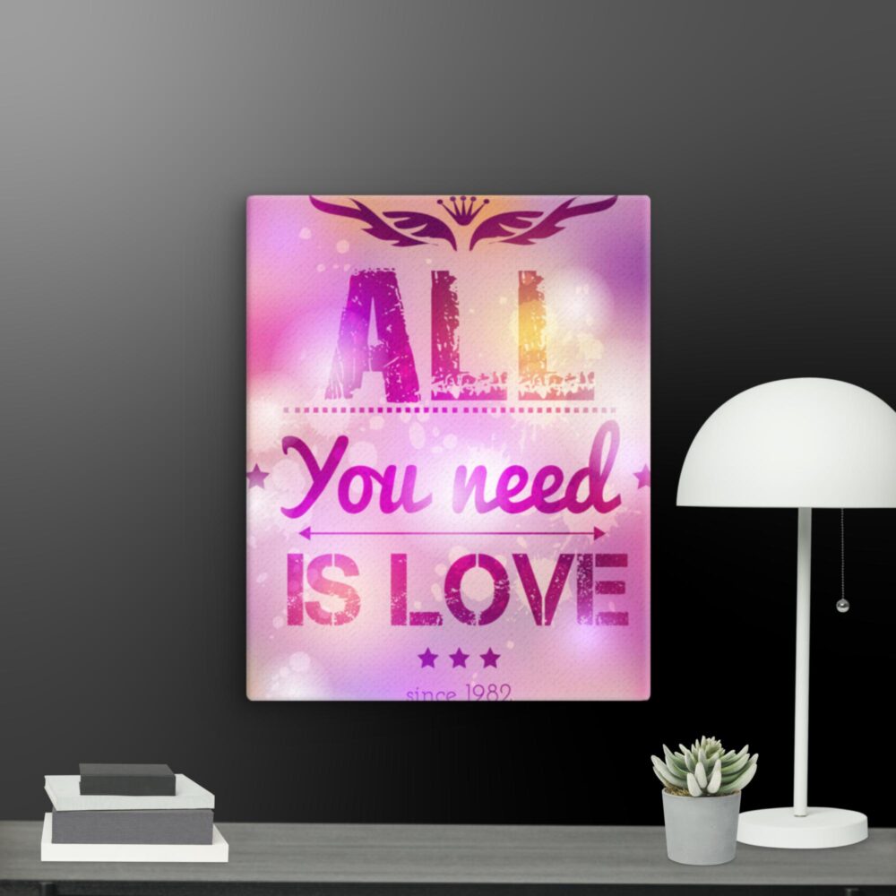 All you need is love canvas - Image 5