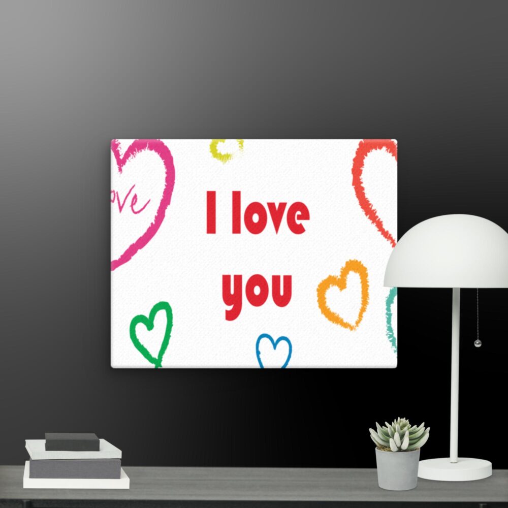 I love you  canvas - Image 7