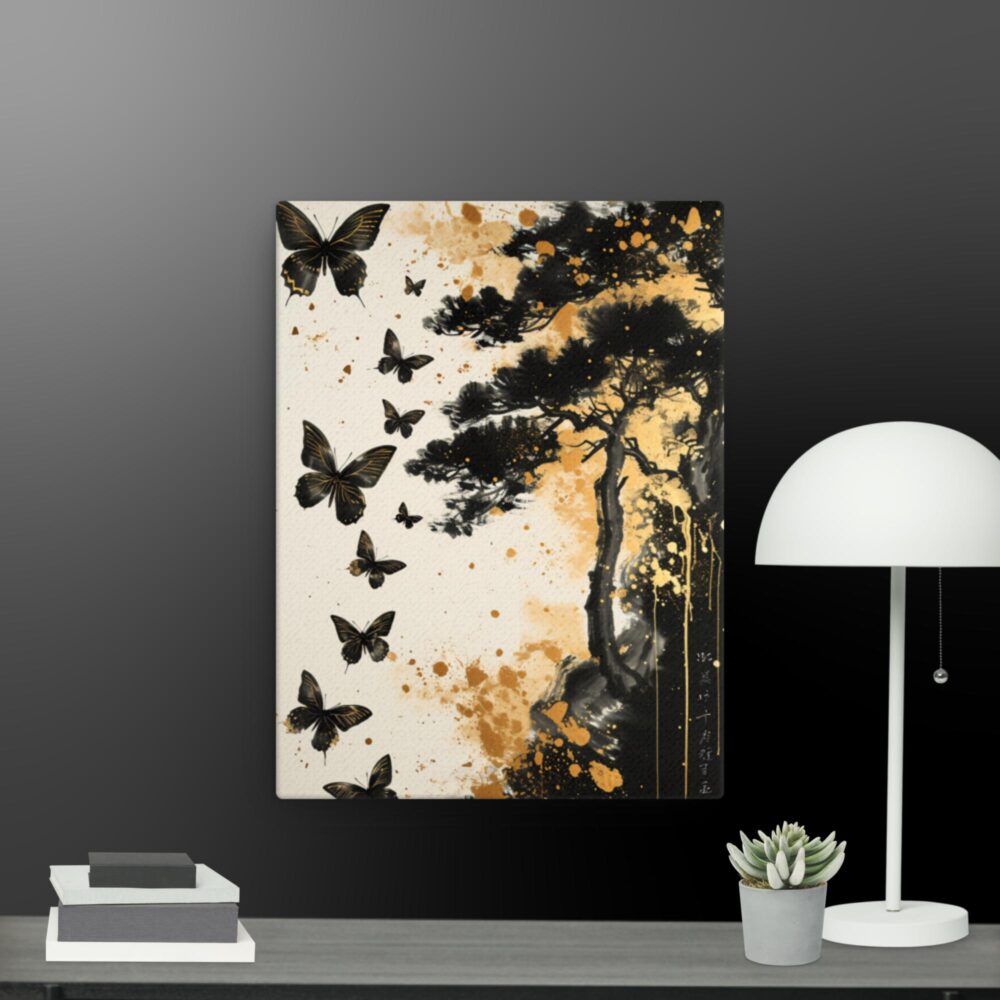 The Black Butterfly Canvas - Image 4
