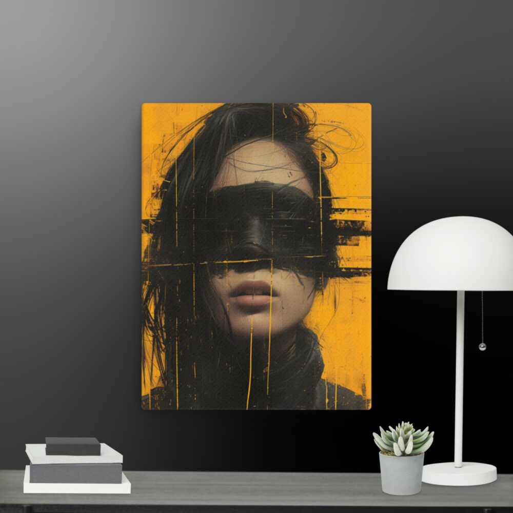 A shade of Black canvas - Image 6