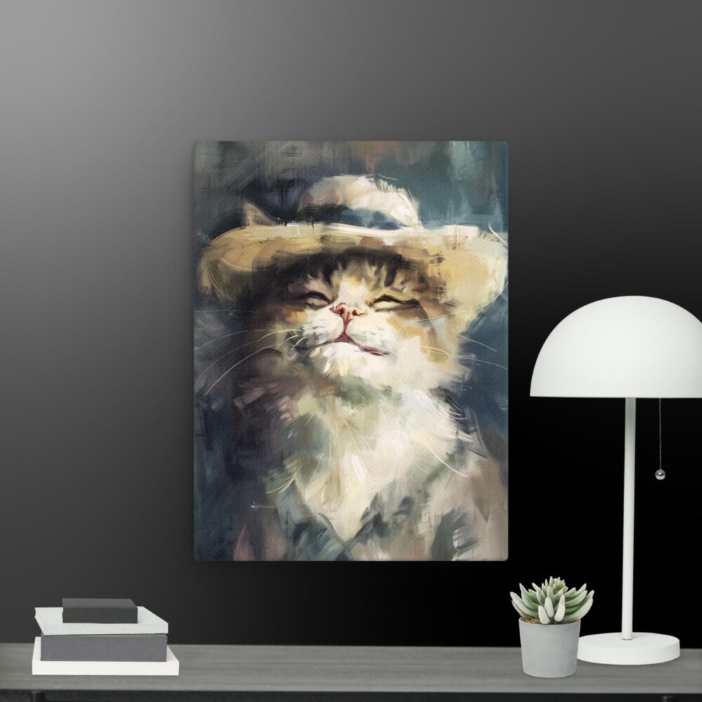 Smiling cat canvas (collection 3) - Image 6