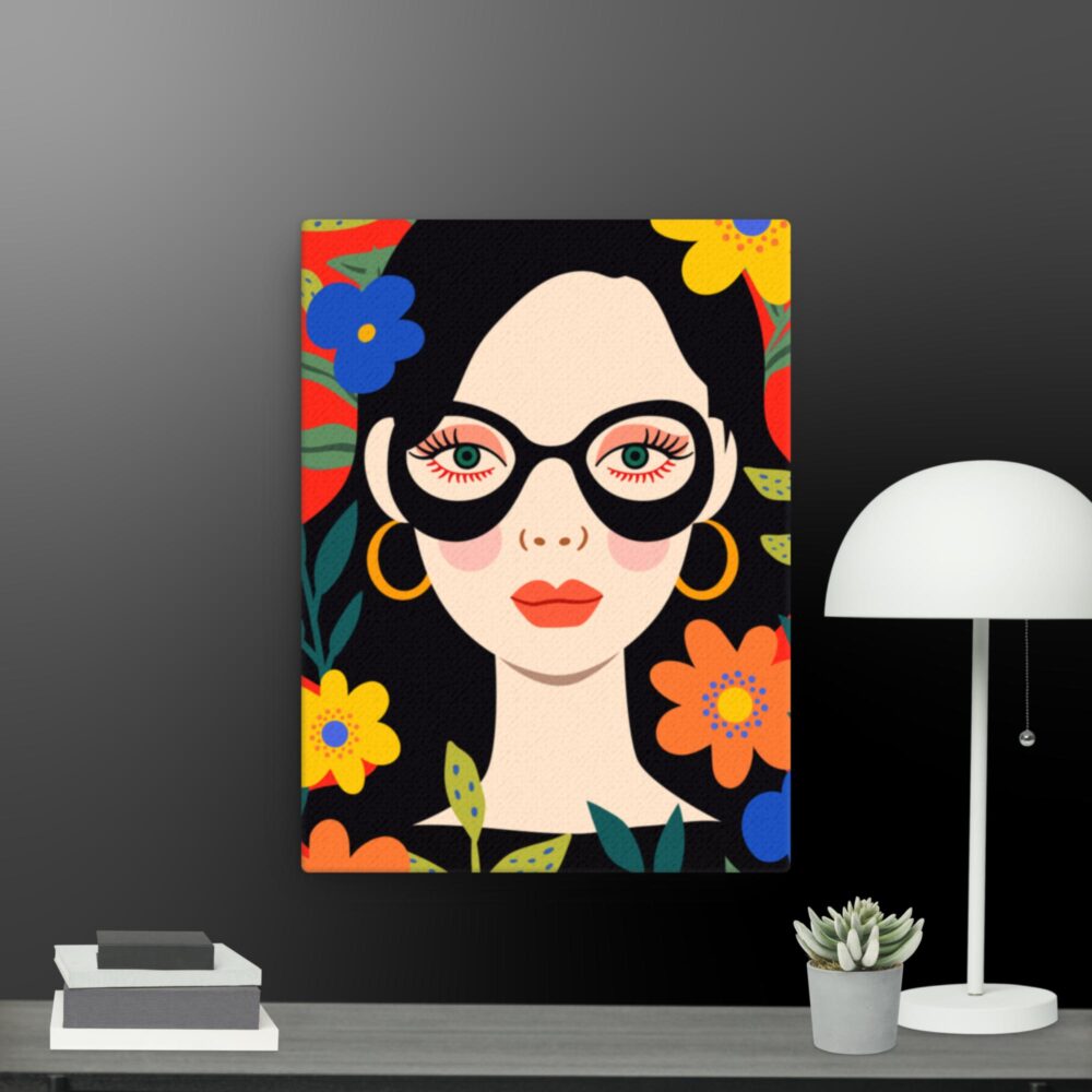 Woman in the Garden canvas - Image 6