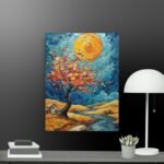 Wild sun canvas