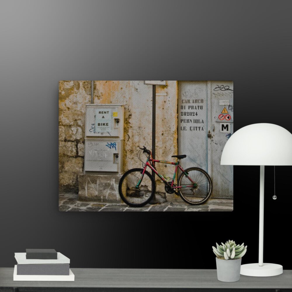 Italy Collection Bike Scene canvas - Image 8