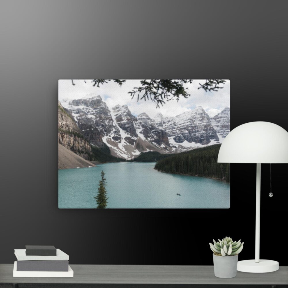 Snowy Mountain Scene canvas - Image 8