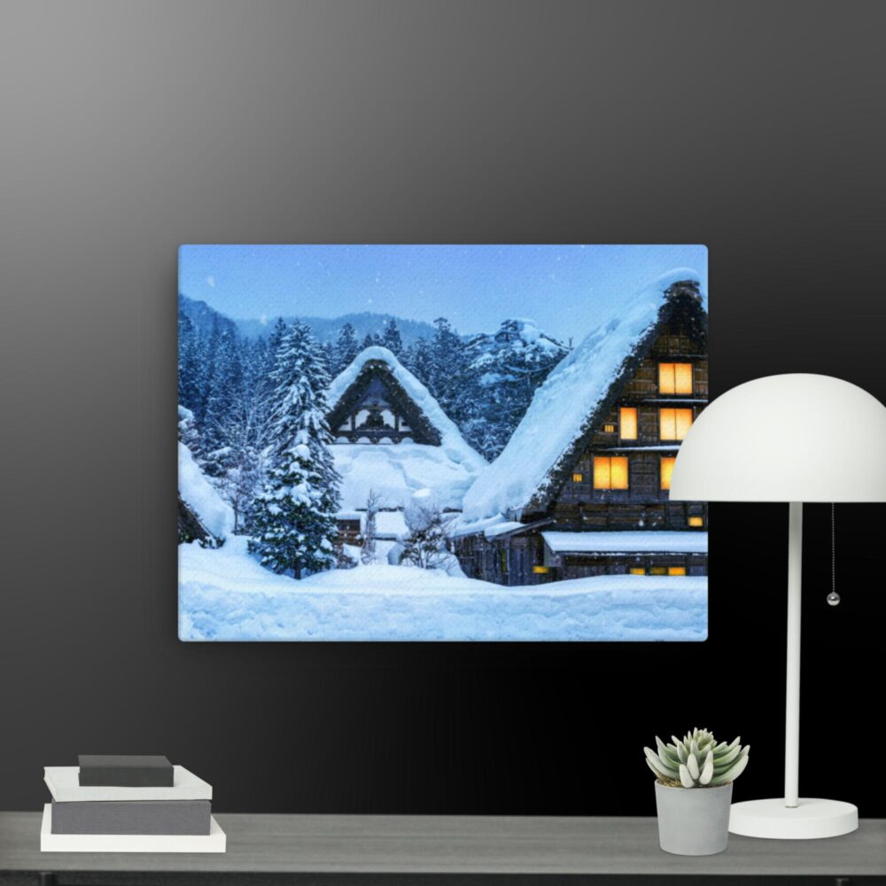Snow Scene canvas - Image 8