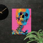 Pop Art Skeleton canvas