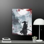 Asian warrior canvas