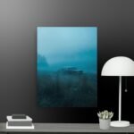 Abandoned car canvas