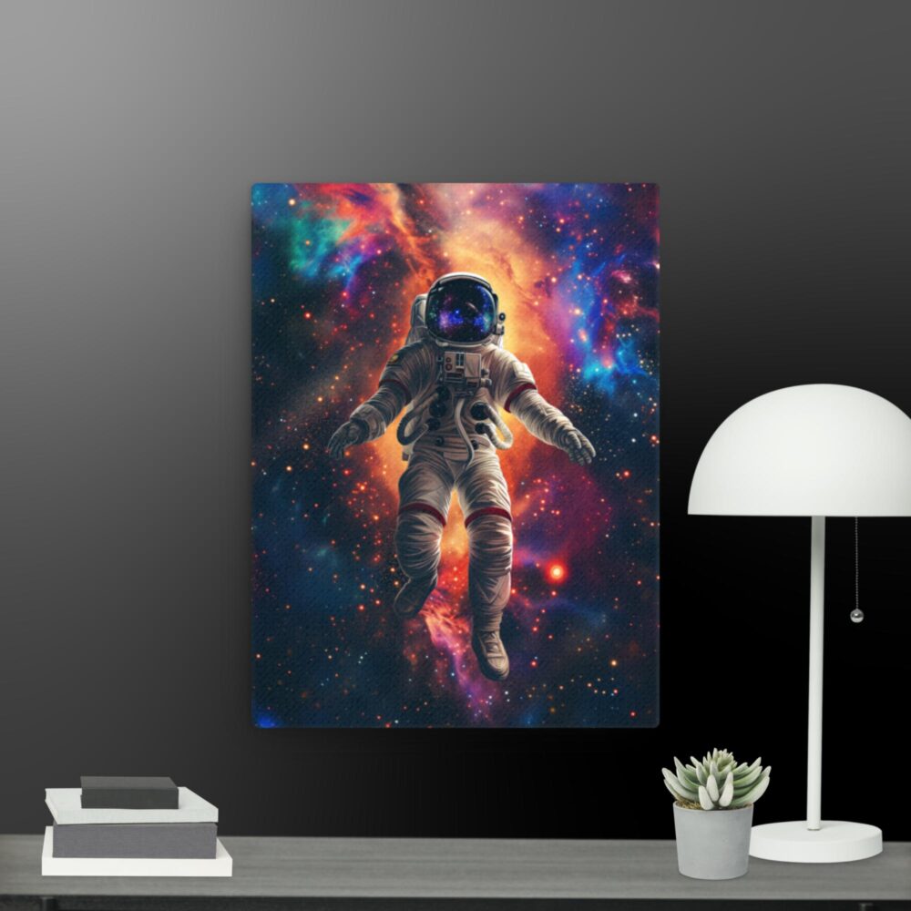 Colourful Astronaut canvas - Image 6