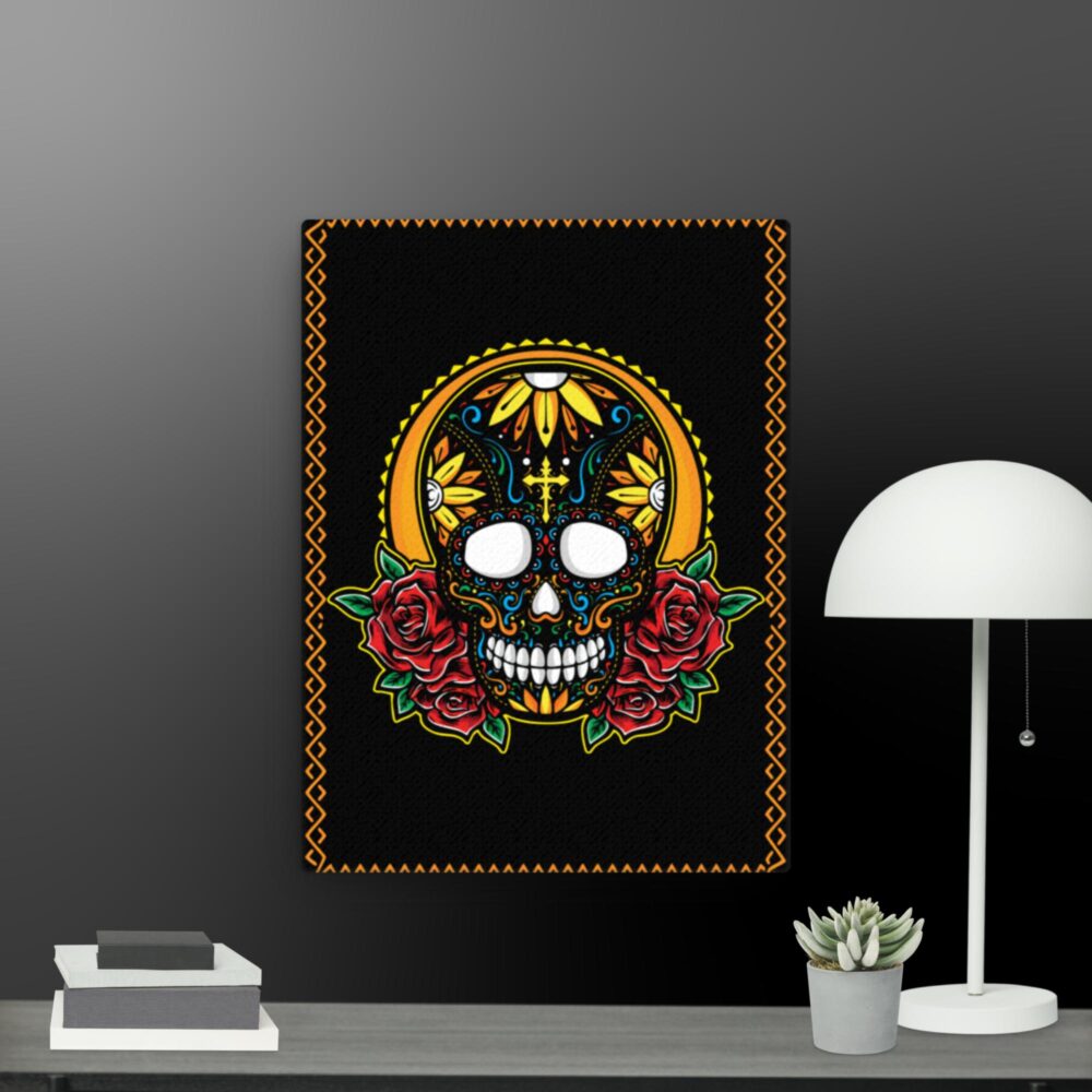 Religious skull canvas - Image 6