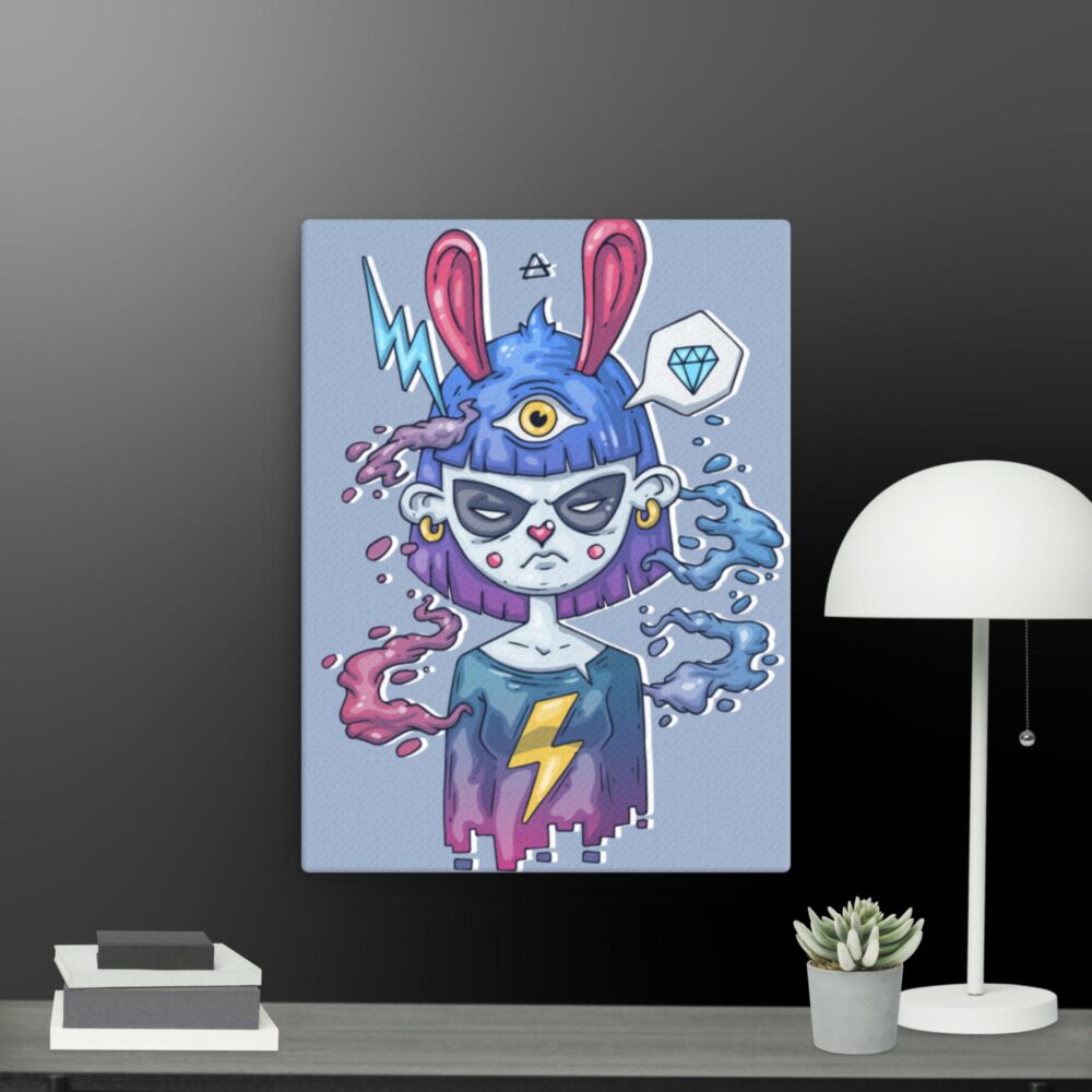 Moody Girl canvas - Image 6