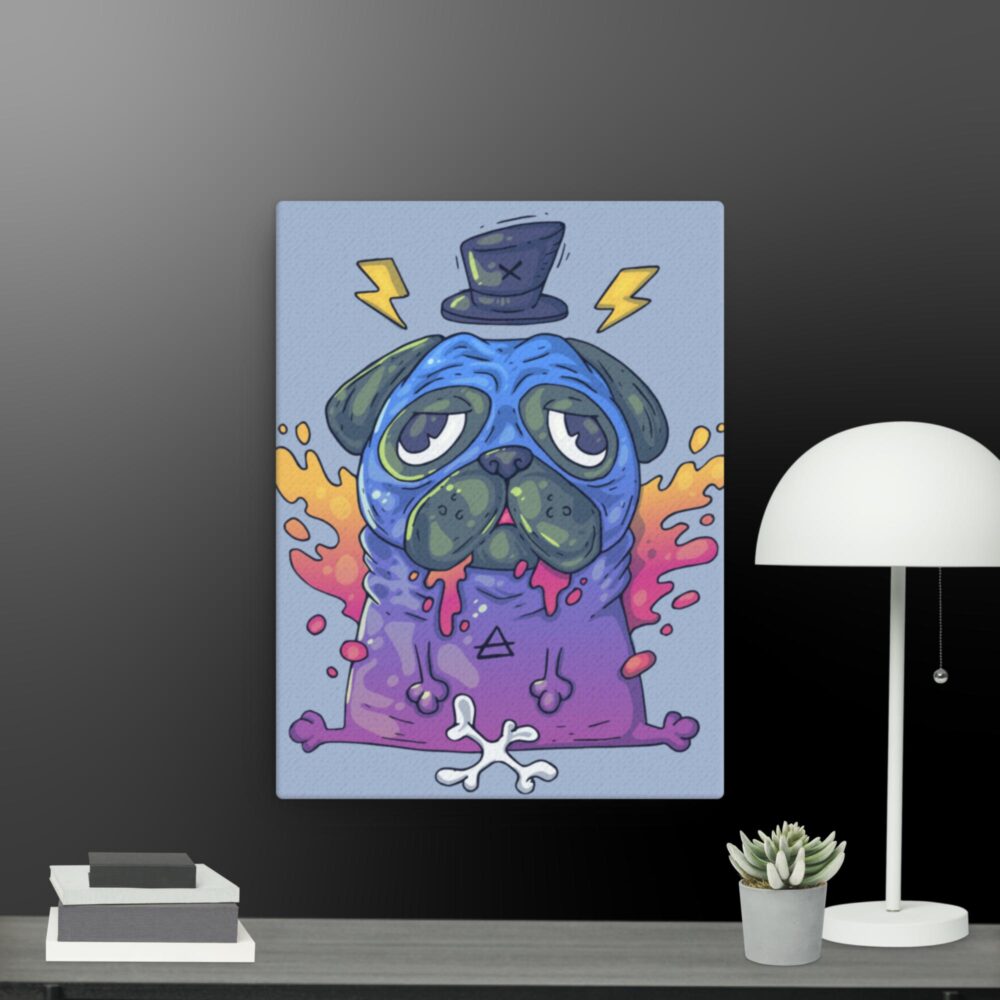 Pug Magician canvas - Image 6