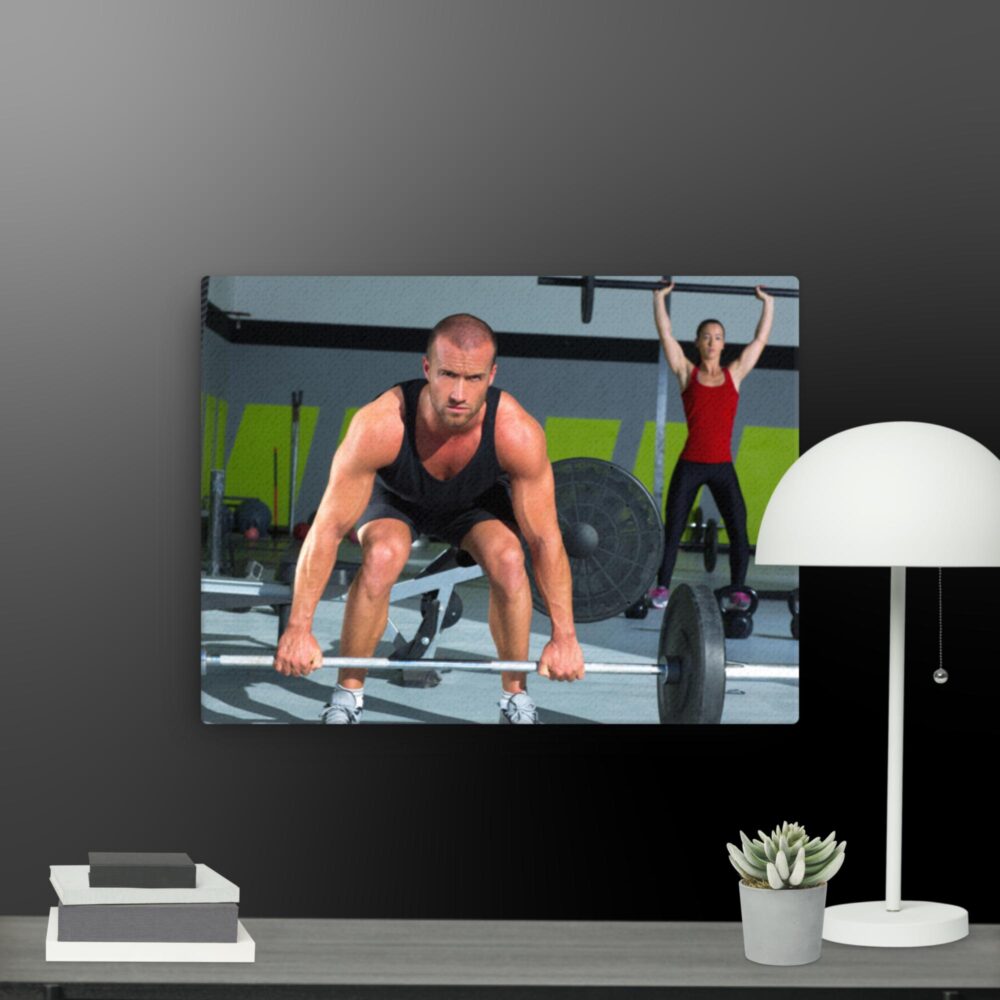 Lifting weights canvas - Image 8