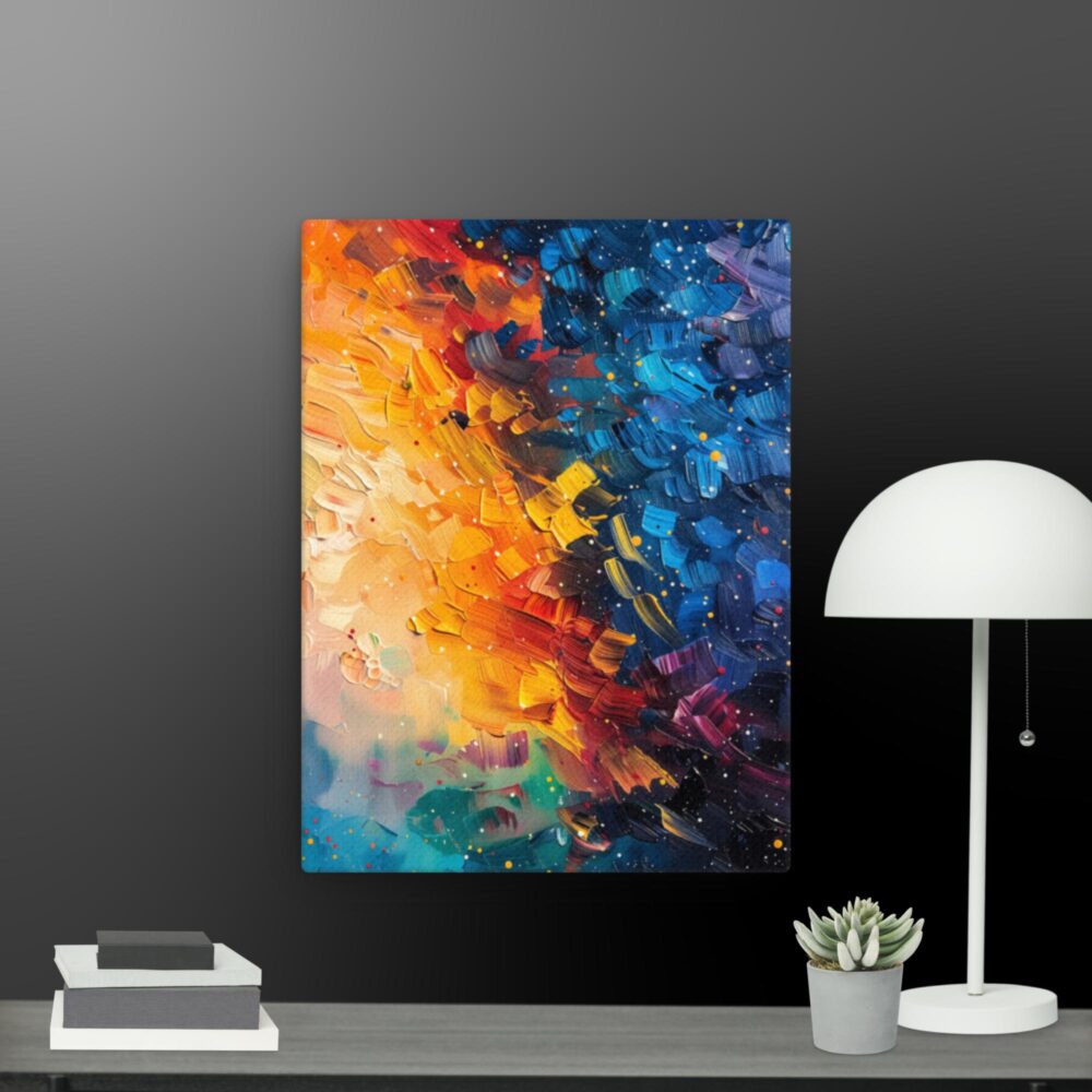 Abstract Stars in the sky canvas - Image 6