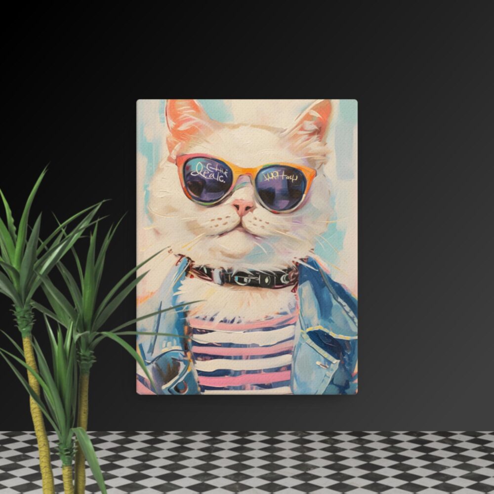Cool Cat canvas - Image 6