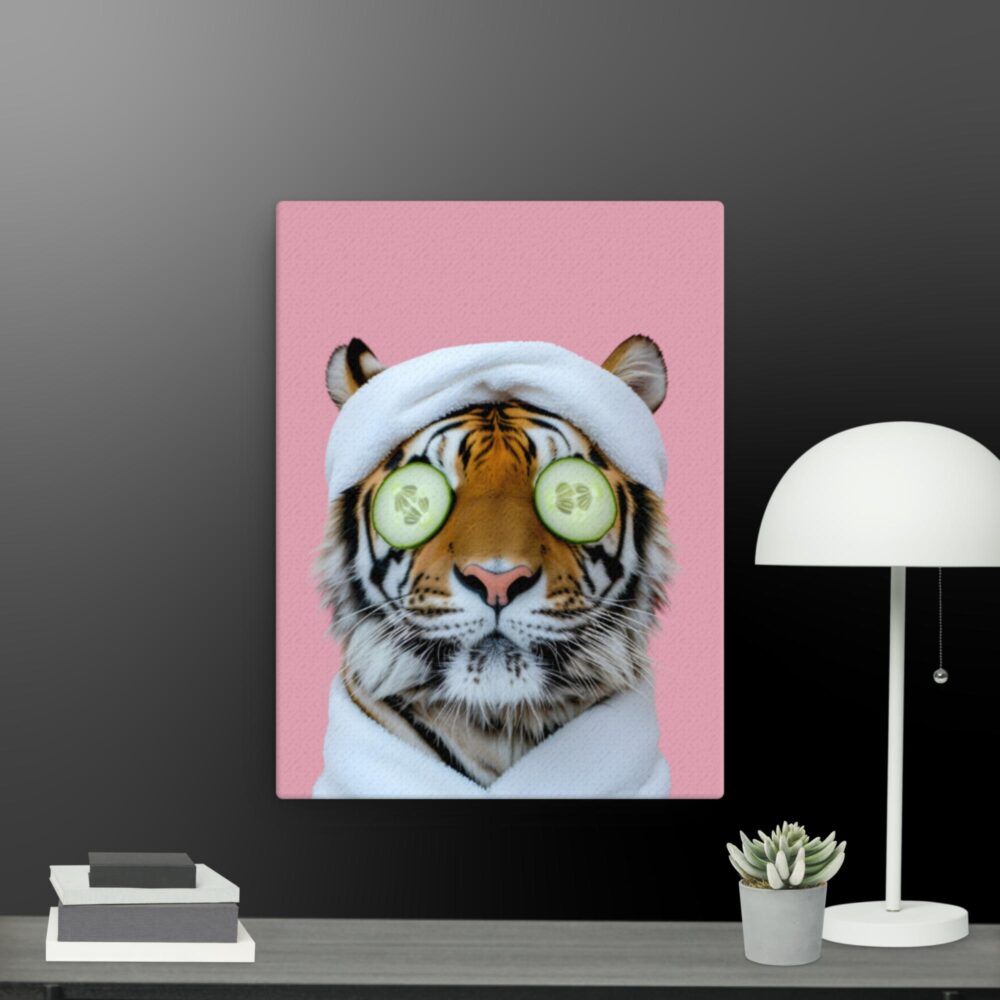 Funny Tiger canvas - Image 6
