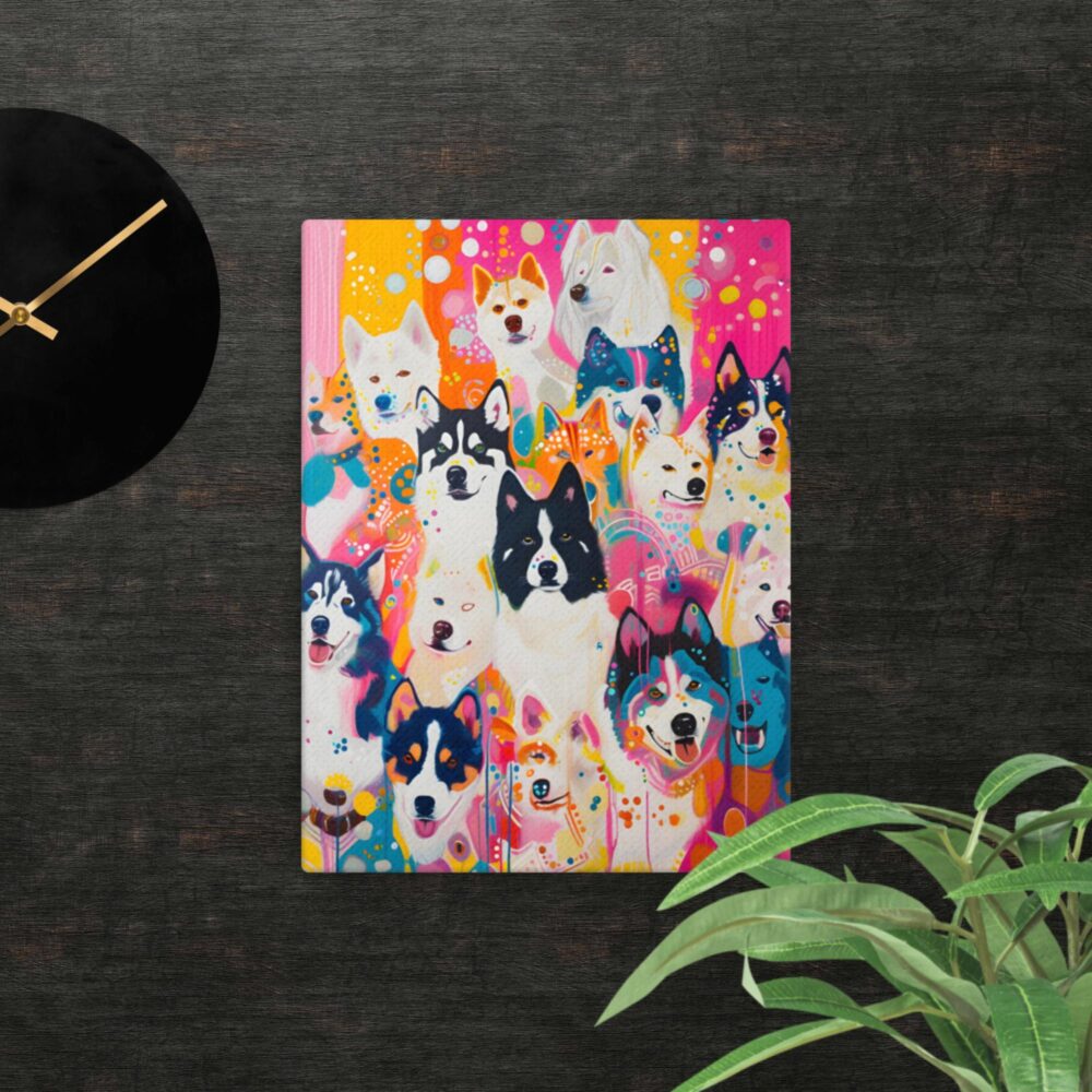 Colourful Dog canvas - Image 5