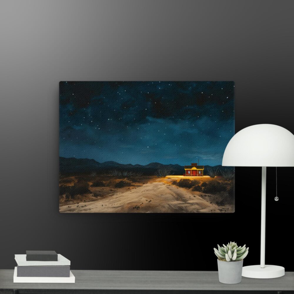 Night time scene canvas - Image 8