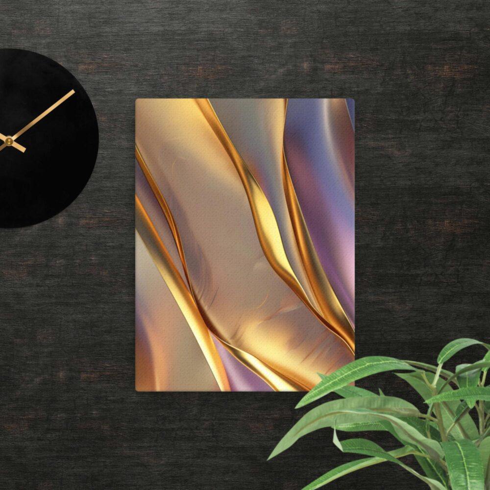 Gold and purple  canvas - Image 8