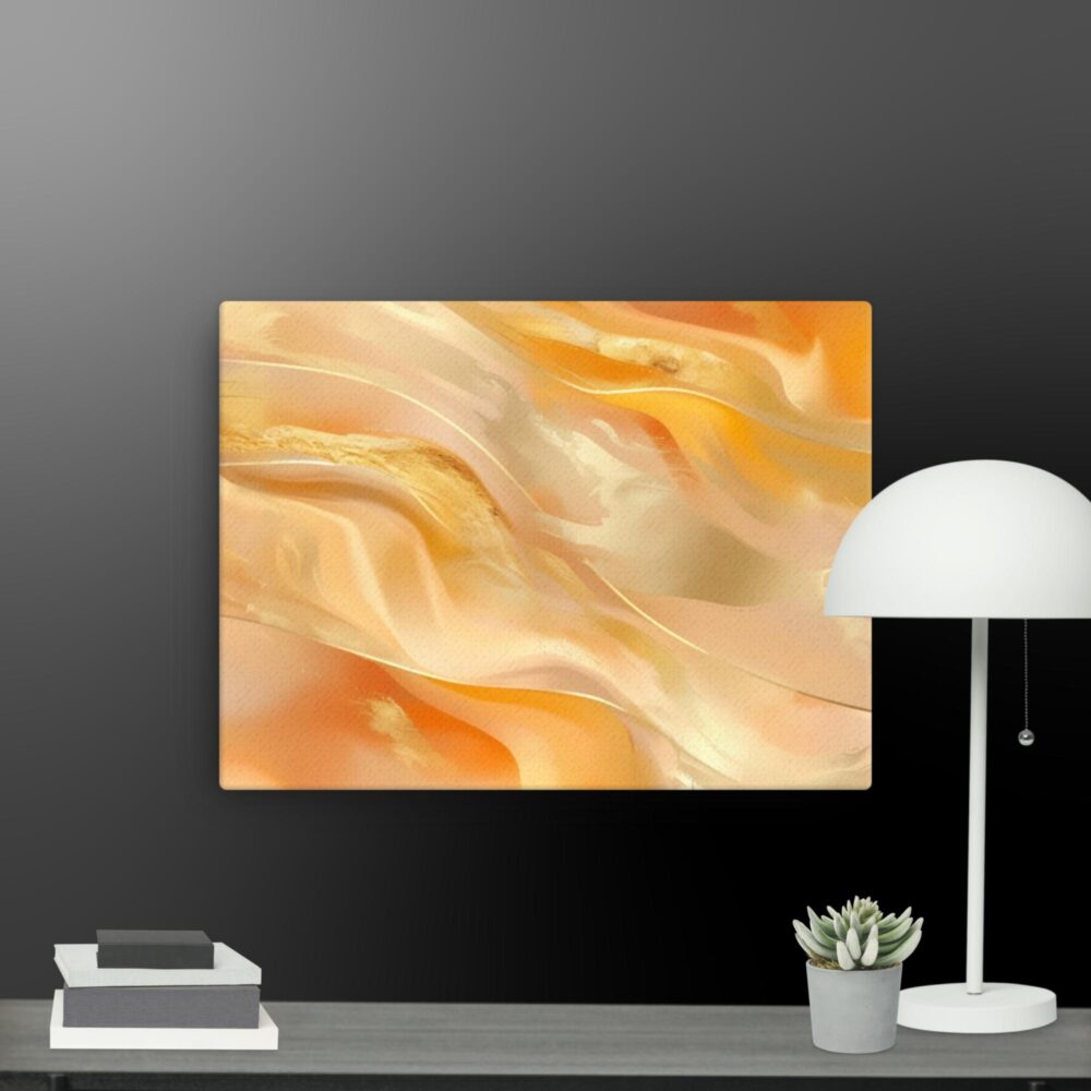 Touch of Gold and Orange canvas - Image 8