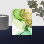 Green Background canvas