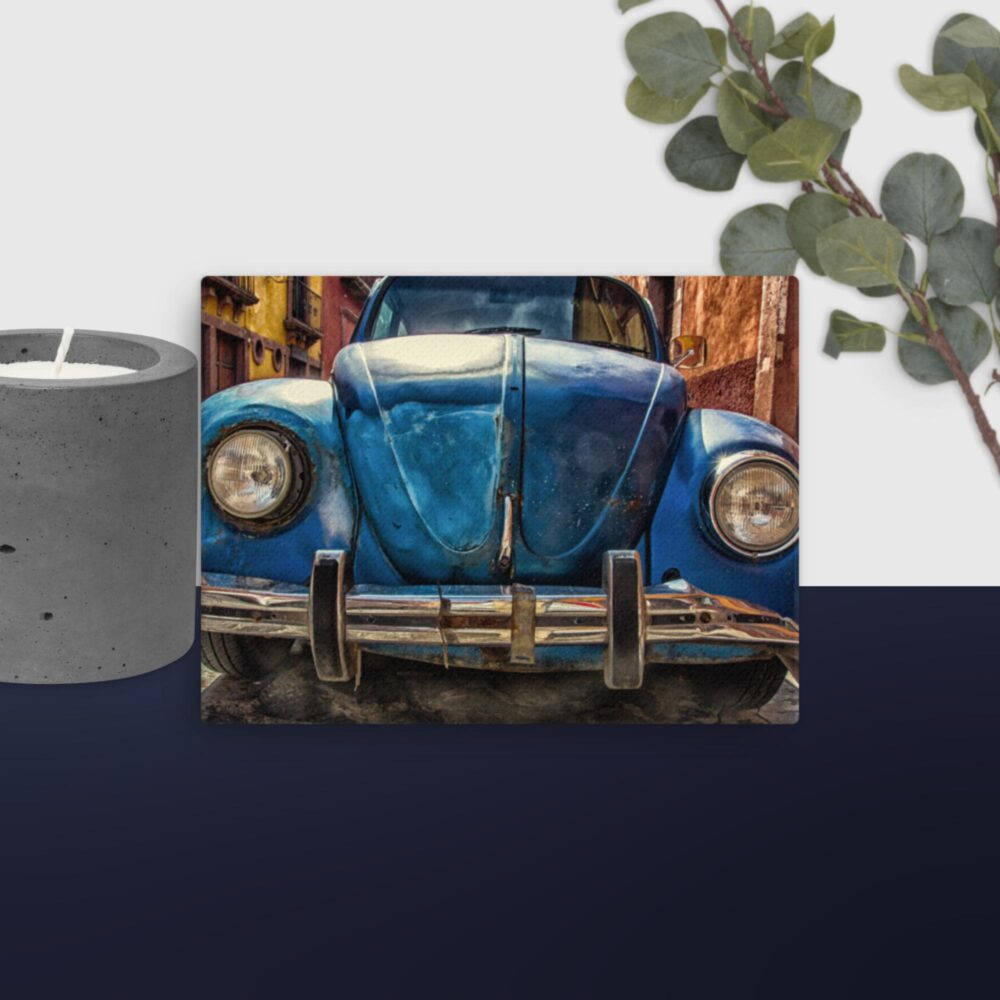 Blue car canvas - Image 8