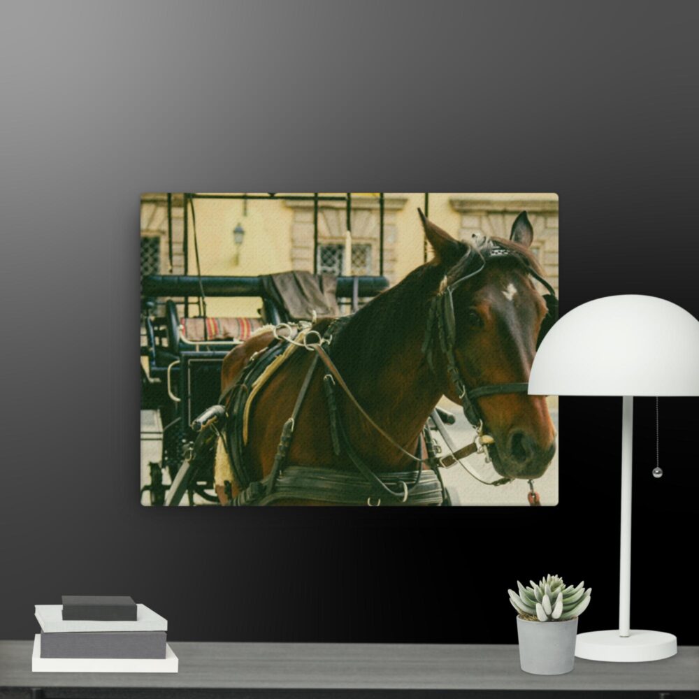 Horse with cart canvas - Image 8