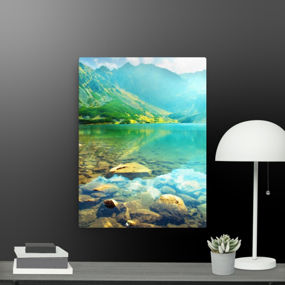 River scene canvas - Image 8