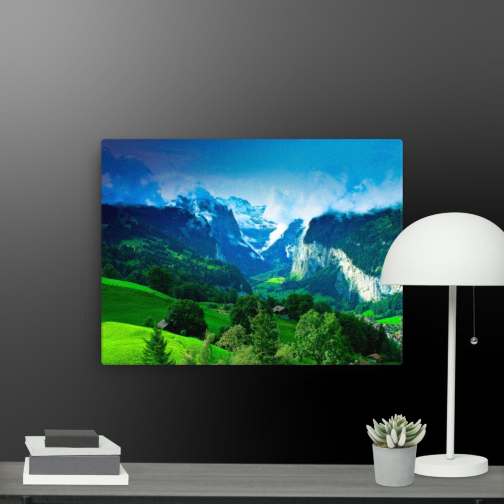 Mountain scene canvas - Image 8
