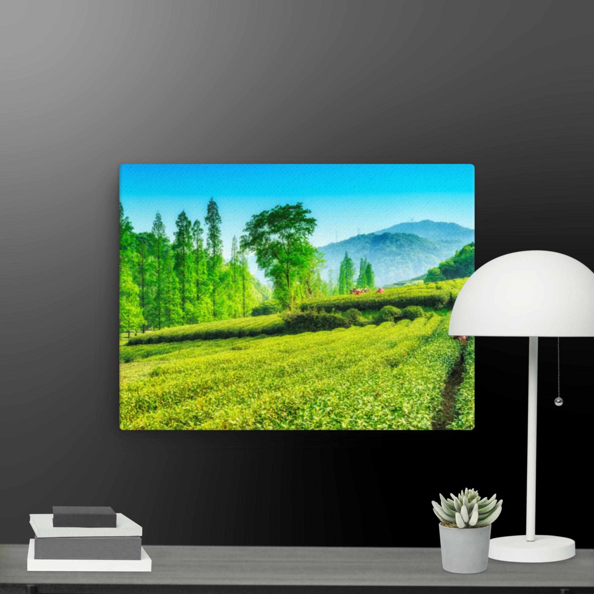 Green scene canvas - Image 8