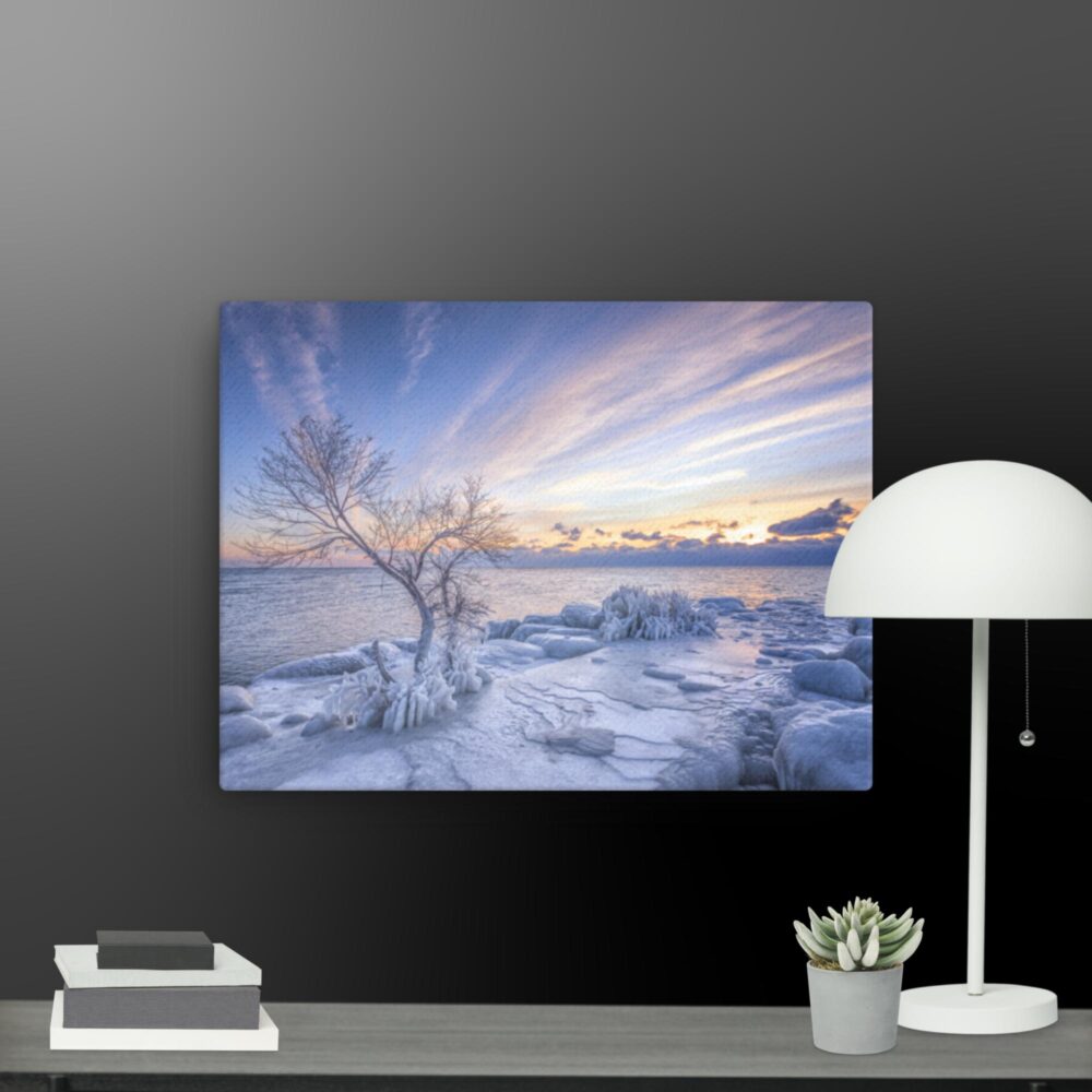 A snowy morning canvas - Image 8