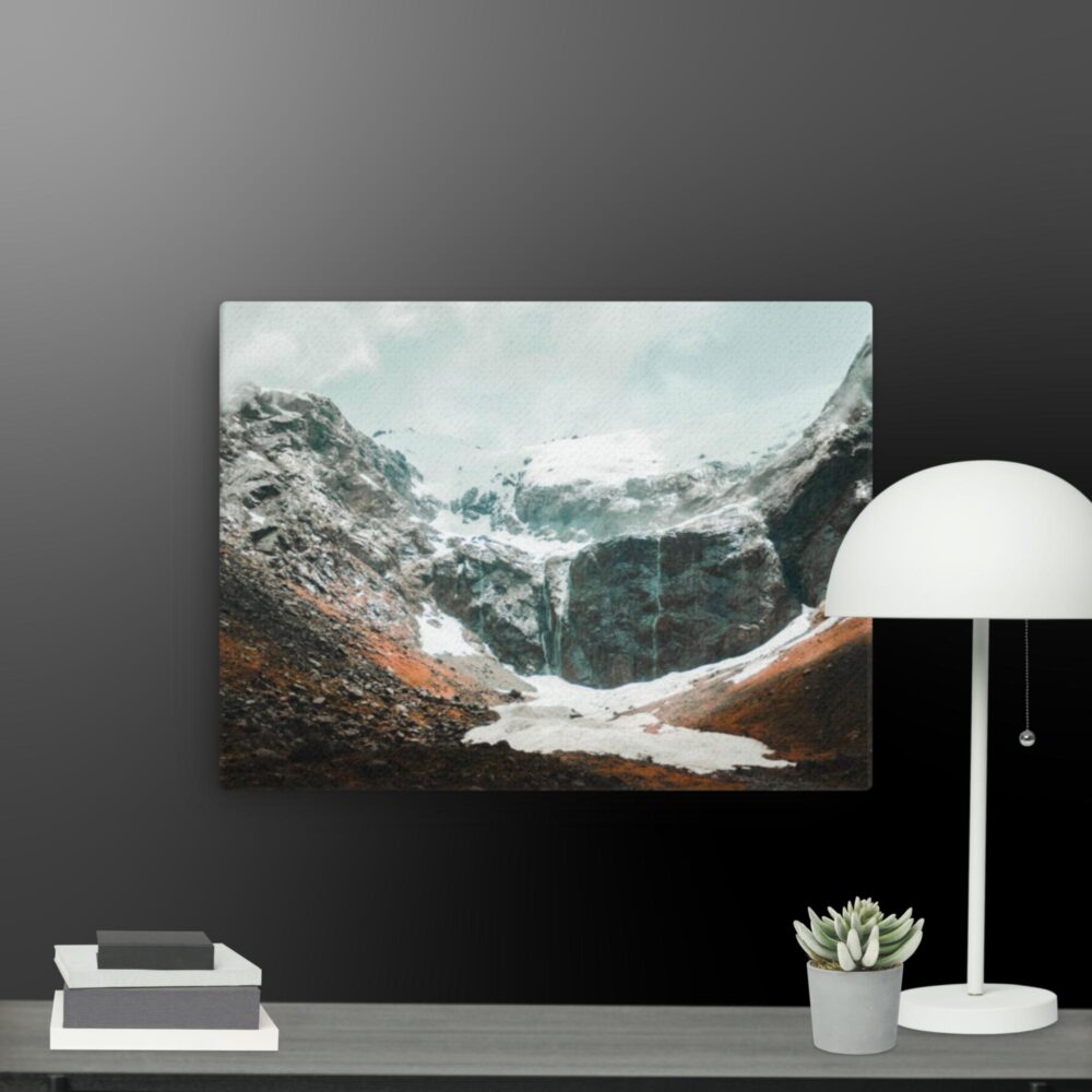 Snow in the caves canvas - Image 8