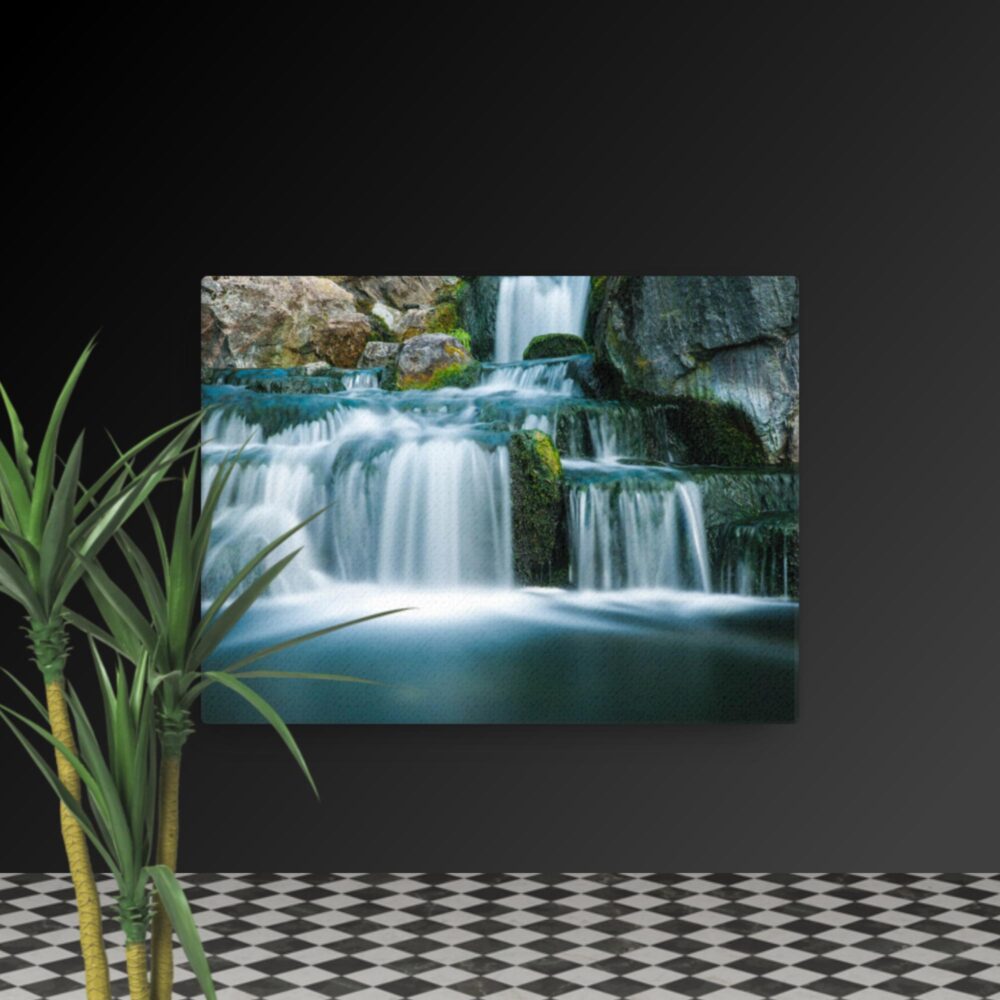 Multi waterfall scene canvas - Image 8