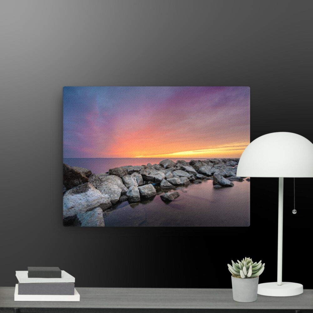 Purple Scene canvas - Image 8