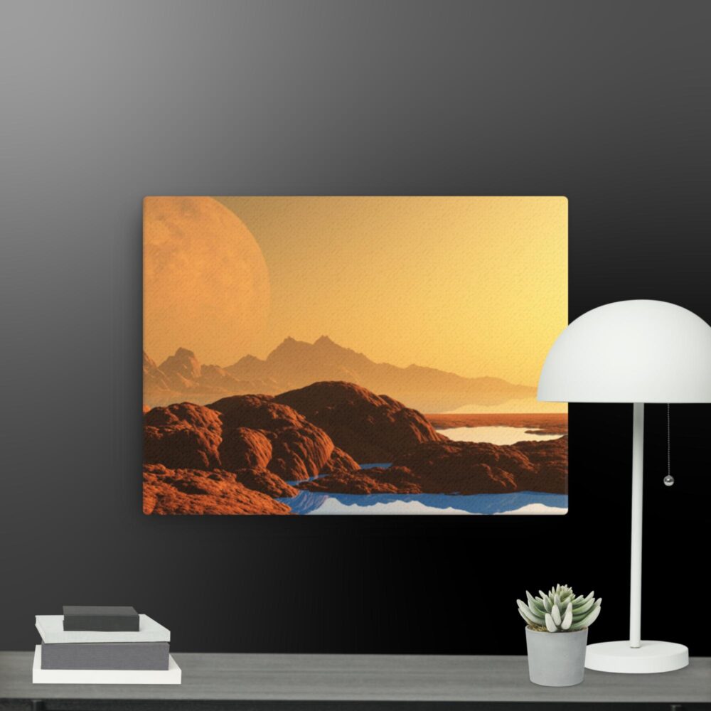Sun over the dessert canvas - Image 8