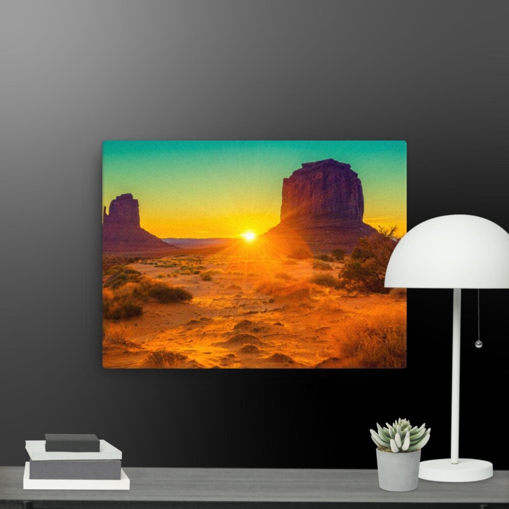 Morning sunlight in canvas - Image 8