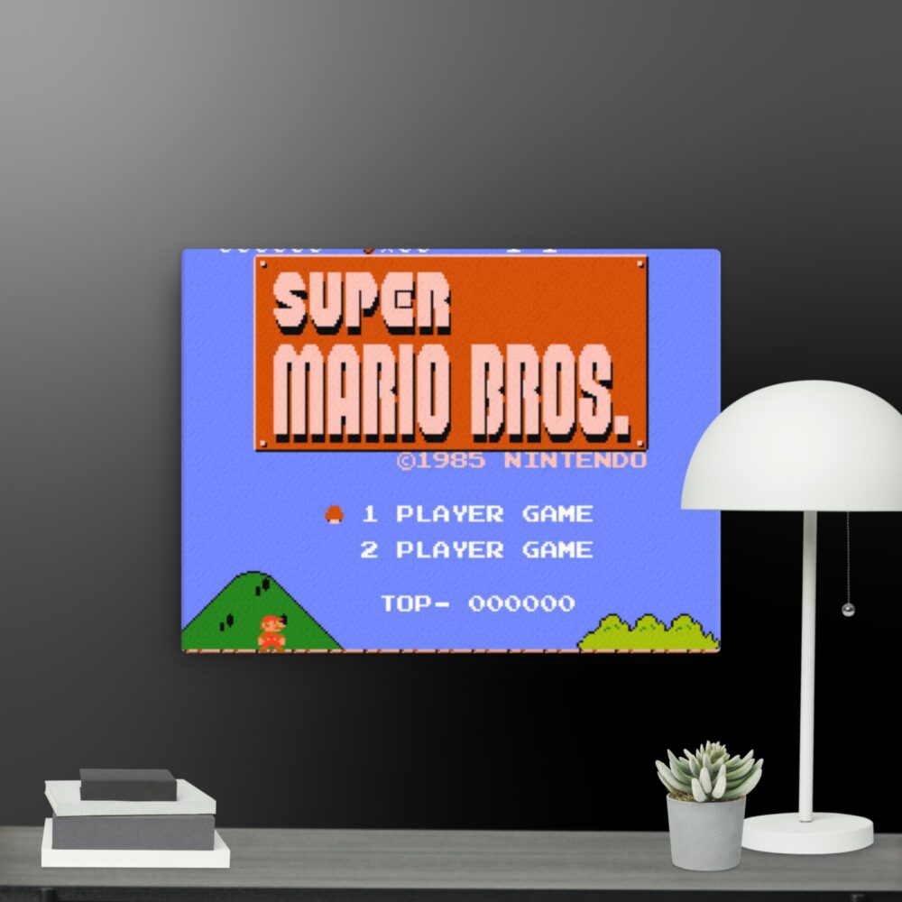 Super mario bros gaming canvas - Image 8