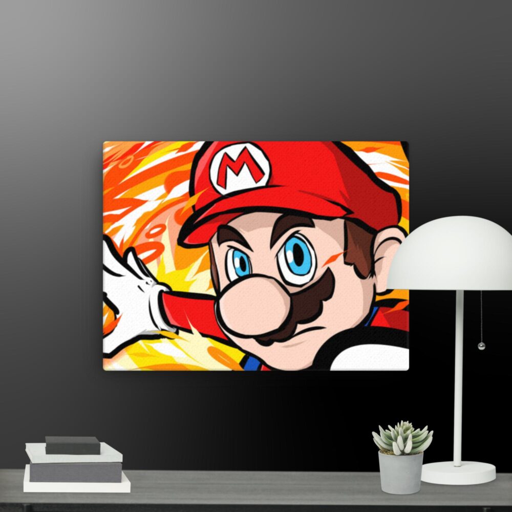 Mario close up canvas - Image 8