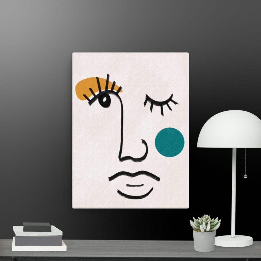 Contemporary face canvas - Image 8